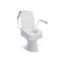 Height-adjustable toilet raiser with folding armrests - Adjustable to 3 different heights