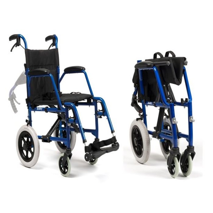 Chaise de transport pliable Bobby - 2 largeurs