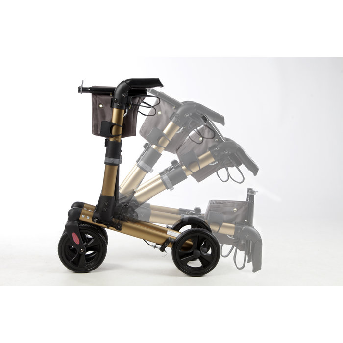TRACK double folding rollator