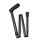 Carbon fiber walking stick black