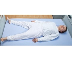 Nursing pajamas with sleeves and crotch zip