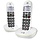 Wireless senior phone with clear screen - 2 devices