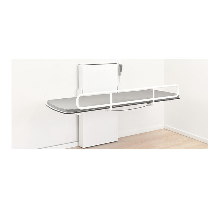 Folding nursing table for wall mounting Ropox Vario, electrically height adjustable