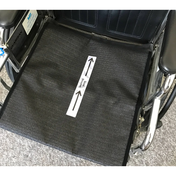 One way glide - Easily put someone upright! - for wheelchair or seat