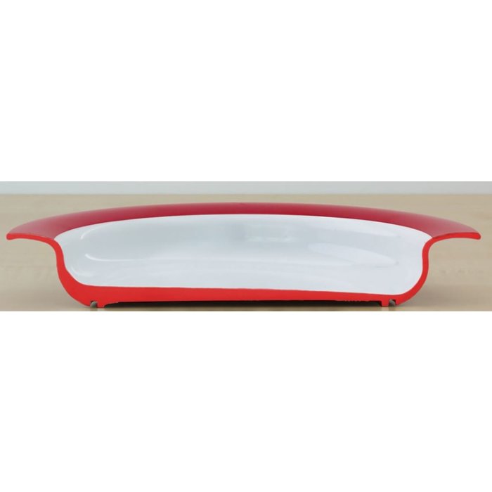 Dishwasher safe asymmetrical plate Ornamin