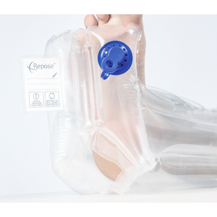 Repose® - Heel Protectors Plus: 1 pair + pump