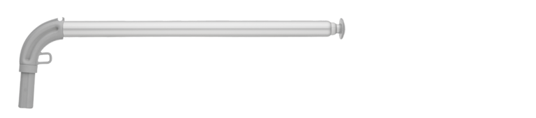 Telescopische rail 120 tot 210 cm