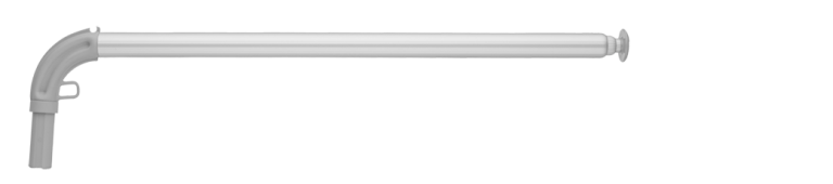 Telescopische rail 120 tot 210 cm