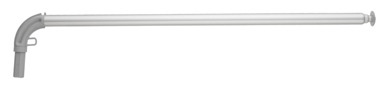 Telescopische rail 120 tot 210 cm