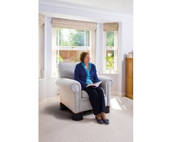 Linked furniture boosters adjustable in height