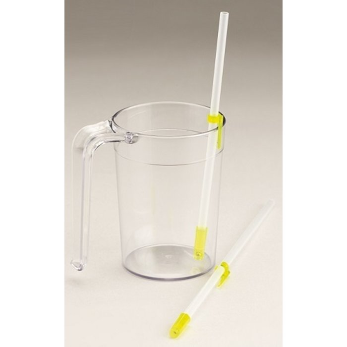 "One Way" straws - Set of 1 times the large size (26 cm) and small size (18 cm)