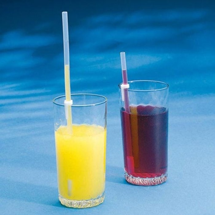 "One Way" straws - Set of 1 times the large size (26 cm) and small size (18 cm)