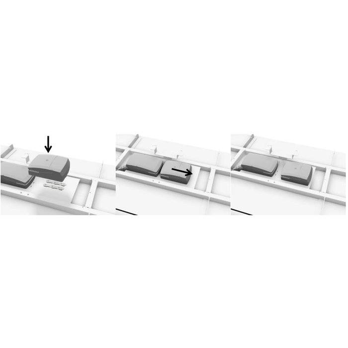 Ropox Mobilio changing table, electrically height adjustable