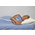 Nursing blanket without sleeves (model fitted sheet) steel blue