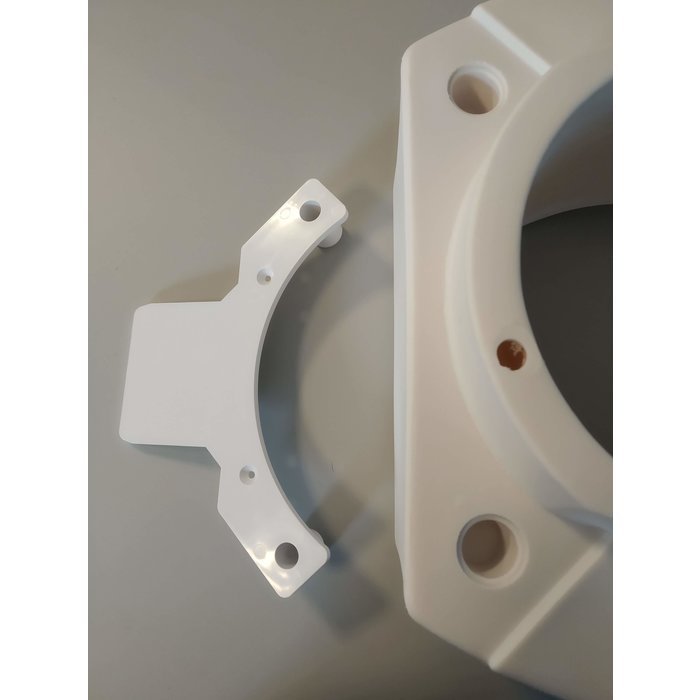 Toiletverhoger asymmetrisch met arthrodese zitting