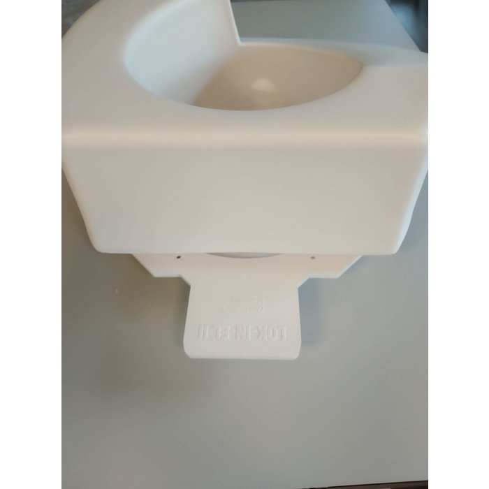 Toiletverhoger asymmetrisch met arthrodese zitting
