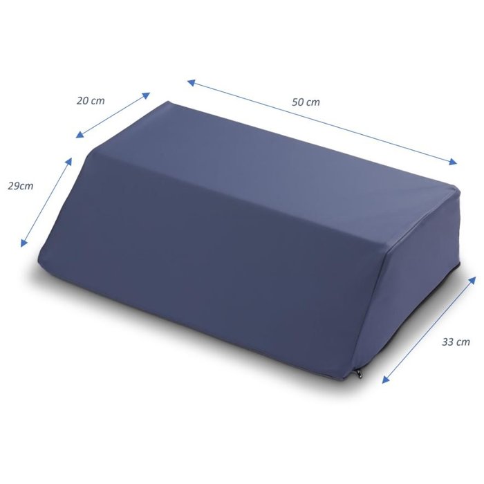 Back cushion 30 ° in washable, bi-elastic, polyurethane fabric with foam