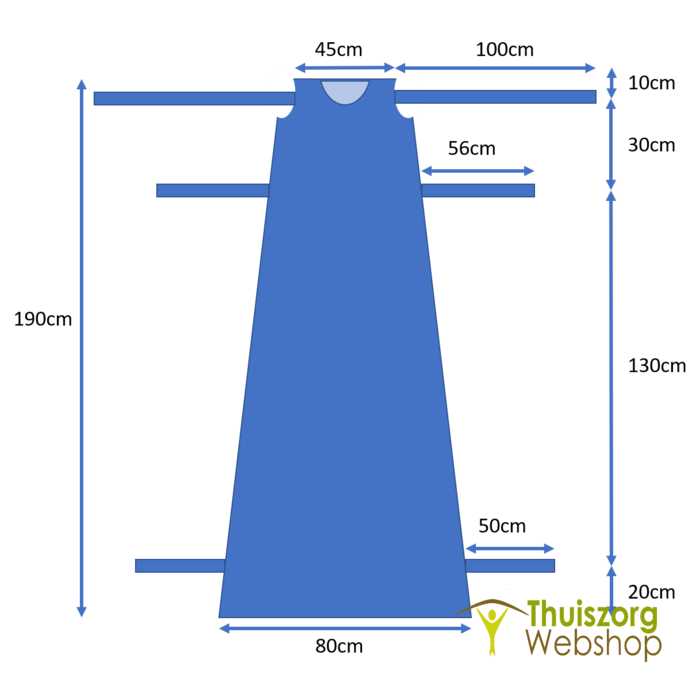 Tear sleeping bag with fixation straps