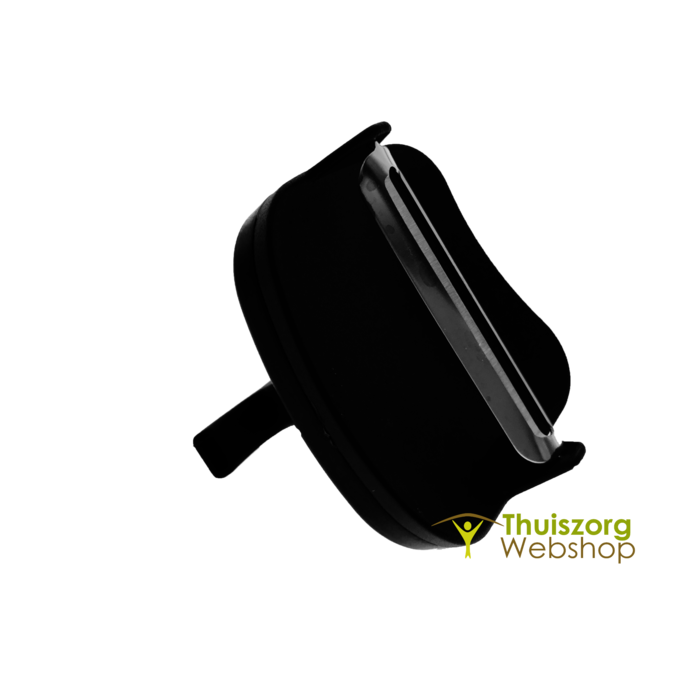 Ergonomic finger-grip peeler with straight or serrated cutting blades