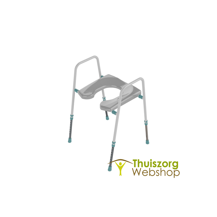 Toilet frame with Prima FP seat