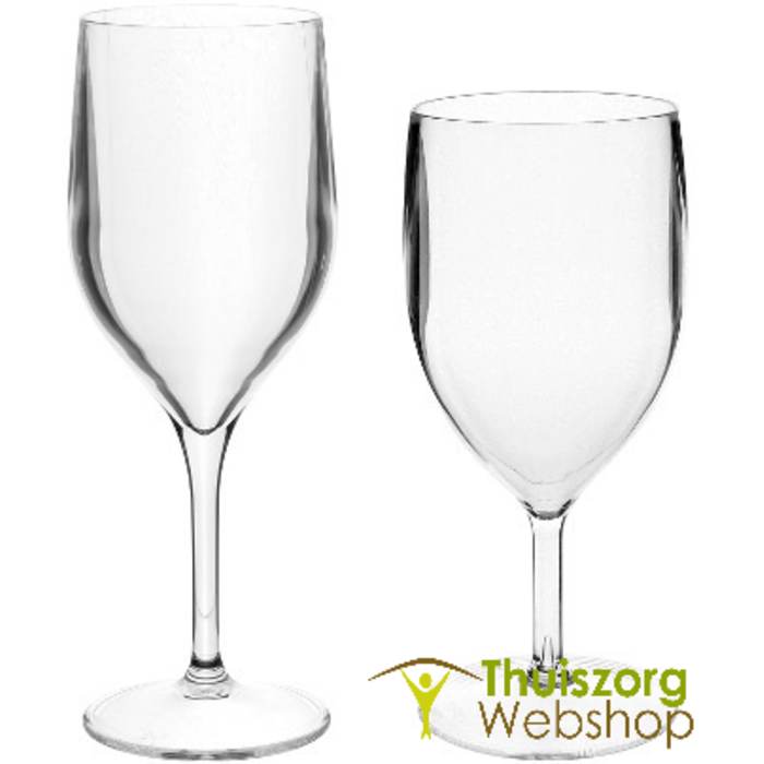 Wine glass in PVC