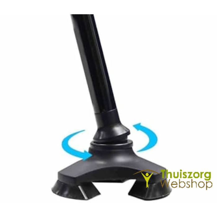 Vouwbare wandelstok met stabilisator en lampje