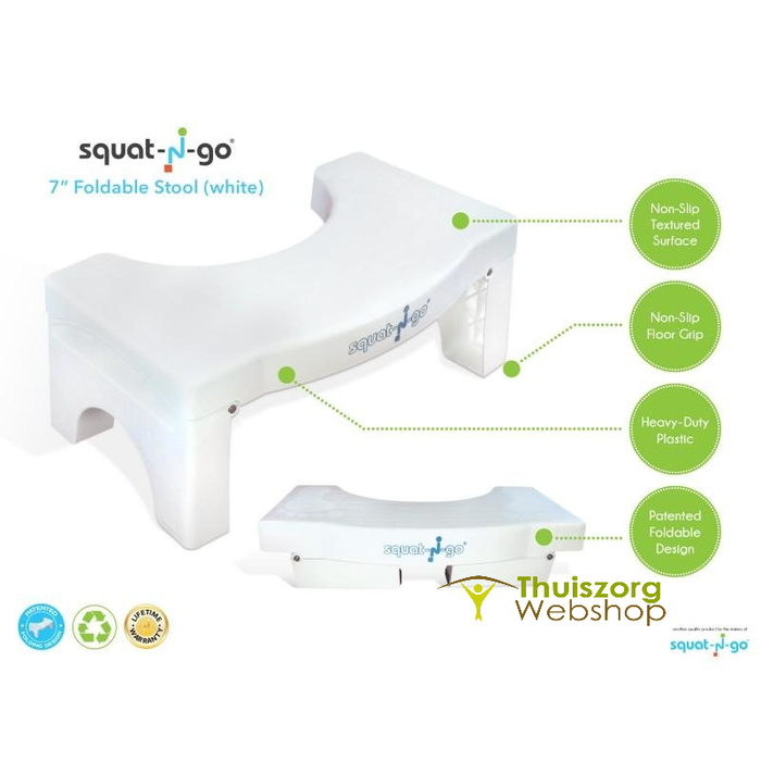 Vouwbare toiletkruk wc-hulp