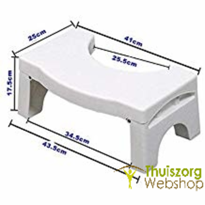 Foldable toilet stool toilet aid