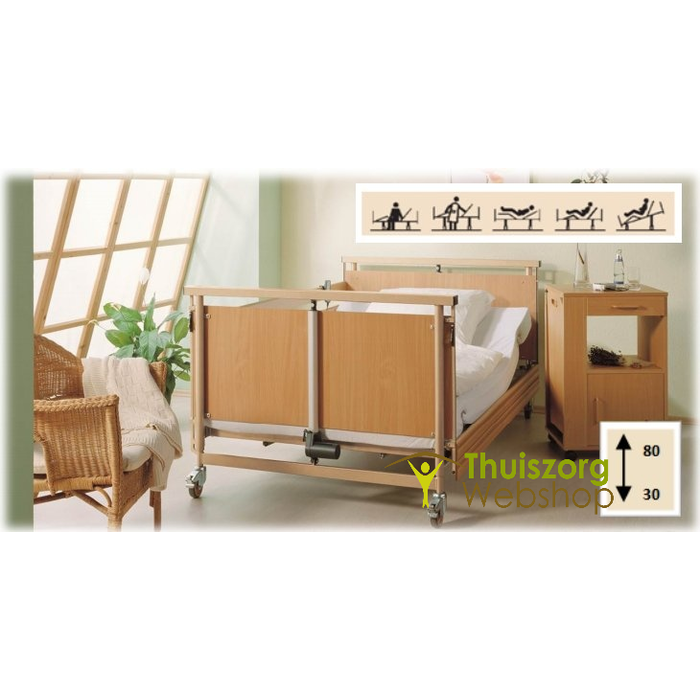 Allura Mighty care bed extra wide 120 cm