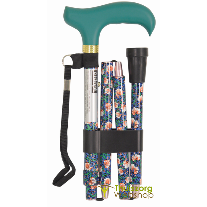 Luxury folding walking stick
