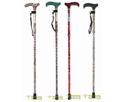 Luxury folding walking stick