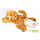 Animal en peluche Billy le chat ou Brando le chien Joyk 47cm