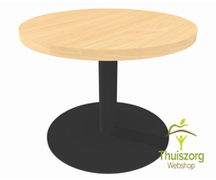 Table ronde avec pied central