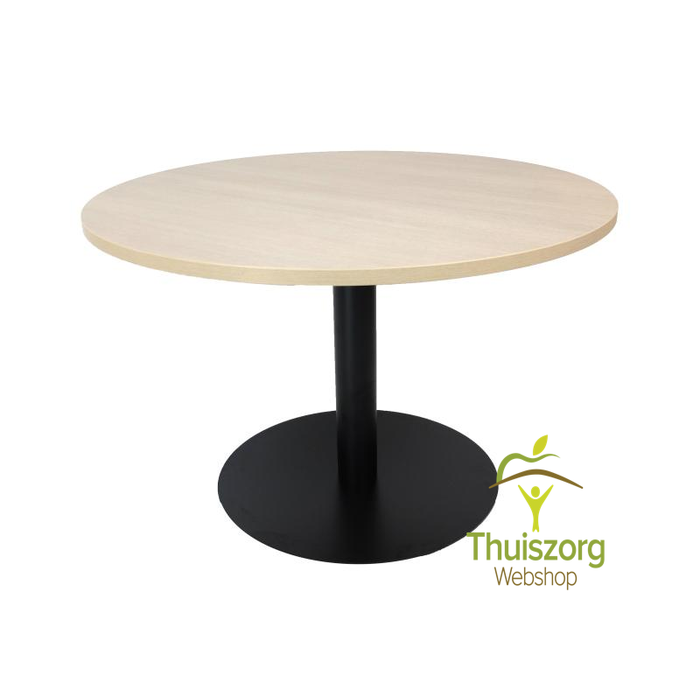 Round table with central leg