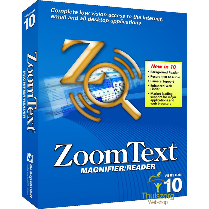 Zoomtext magnification software