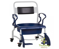 Shower and bath seat for washing under the belly