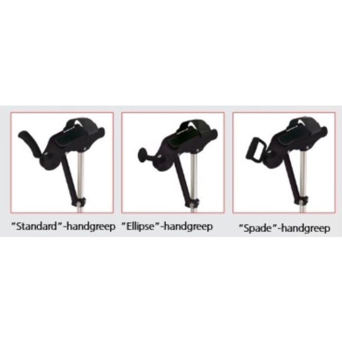 Foldable rollator up to 120 kg including bag
