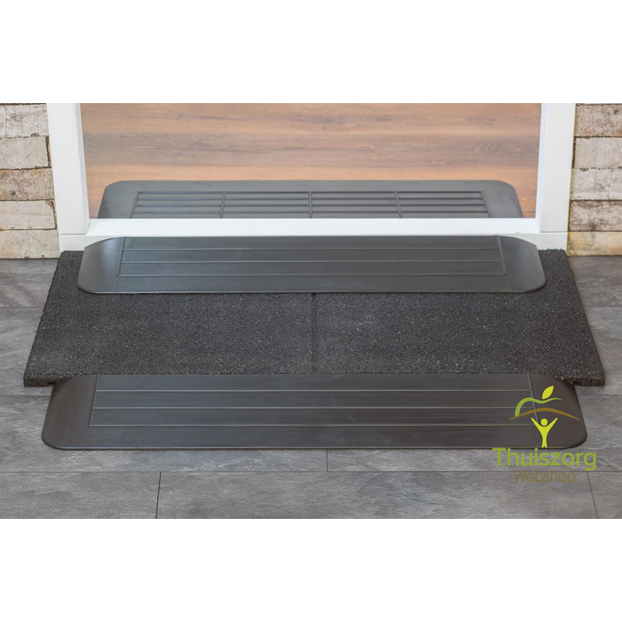Threshold aid with sloping sides