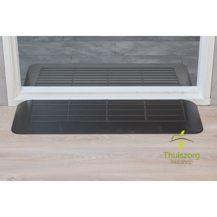 Threshold aid with sloping sides