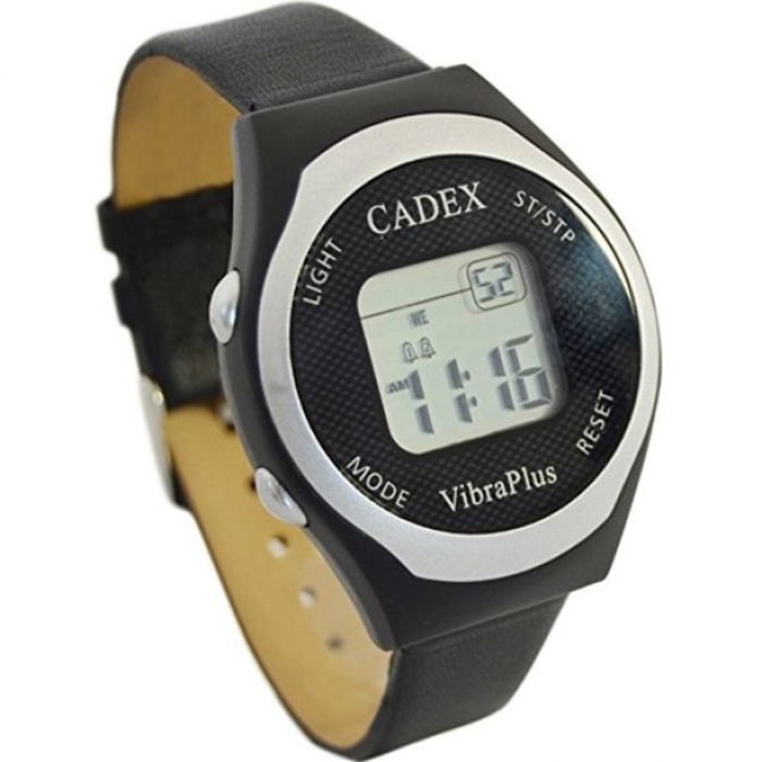 Cadex vibra plus medicine watch with 8 alarms