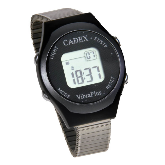 Cadex vibra plus medicine watch with 8 alarms