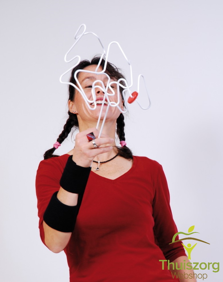 Arm exercise labyrinth with forearm cuff