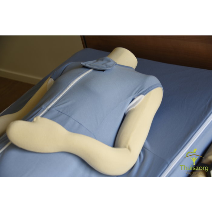 Integrated nursing blanket without sleeves - with or without center zipper