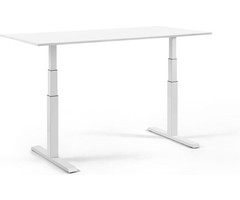 Electric high-low desk, adjustable in width 110-170 cm