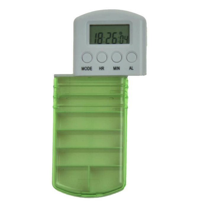 Medicine alarm with 7 vibration and sound alarms