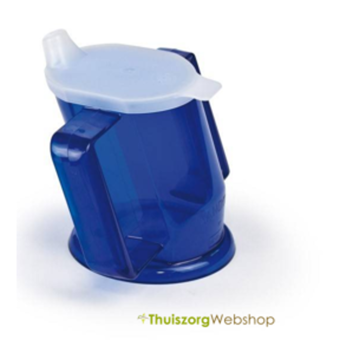 Handycup® slanted cup with 2 drinking spouts