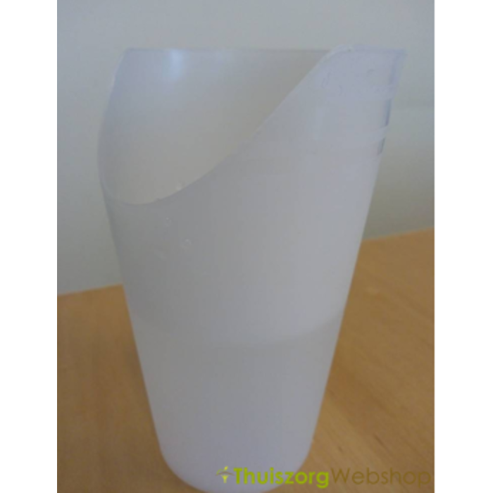 Neusbeker (Standaard) van 200 ml - wit-transparant