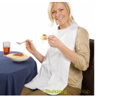 XL Bib in terry cloth with collection zone