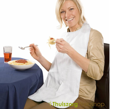 Bavoir en éponge avec une zone de ramassage XL