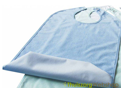 Bavoir en éponge avec une zone de ramassage XL